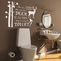 6 לקרר ורעיונות לעיצוב התפאורה של חדר האמבטיה שלכם, עם מדבקות.